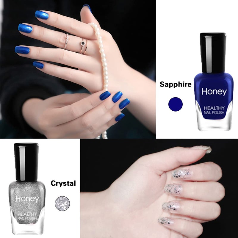 Tophany Non Toxic Nail Polish Set, Easy Peel Off and Fast Dry Nail Polish Set for Pack, Eco Friendly and Organic Water Based Nail Polish for Women, Girls,Teens(10 Bottles) - Image 5